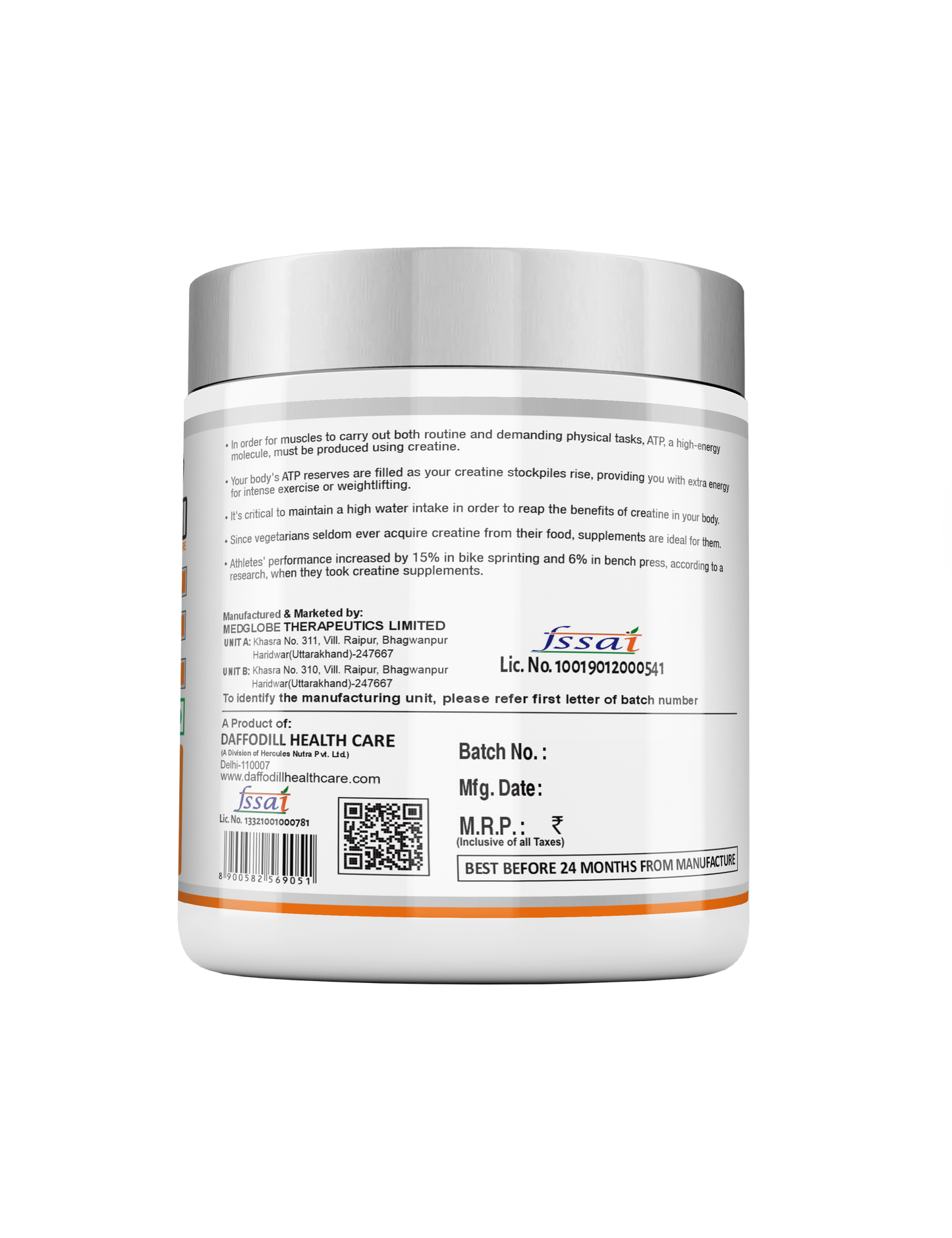 Daffodill Deca Creatine Monohydrate 250 Gm