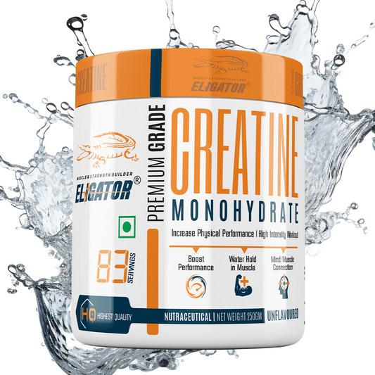 Eligator Nutrition Creatine Monohydrate Unflavour 83 Servings