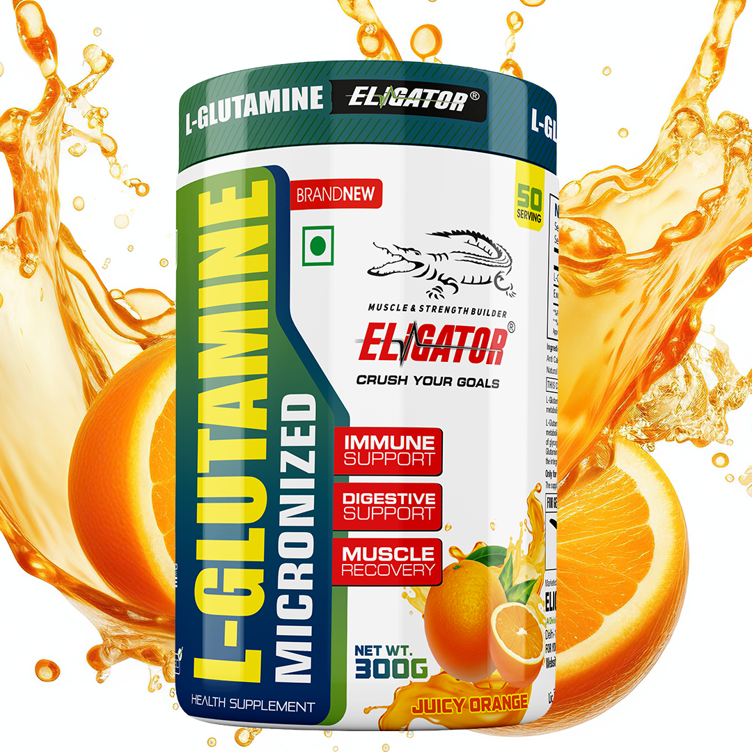 Eligator L Glutamine Micronized – 50 SERVING