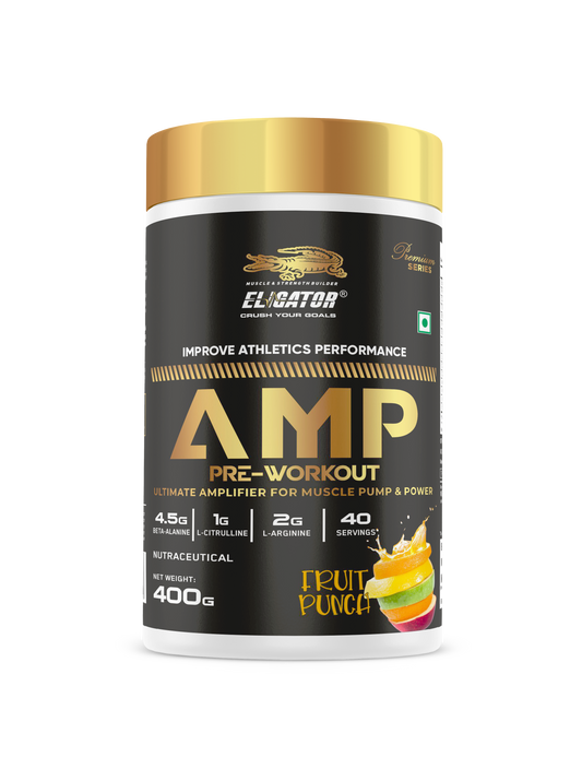 Eligator Nutrition Premium Series AMP Pre Workout 40 Servings