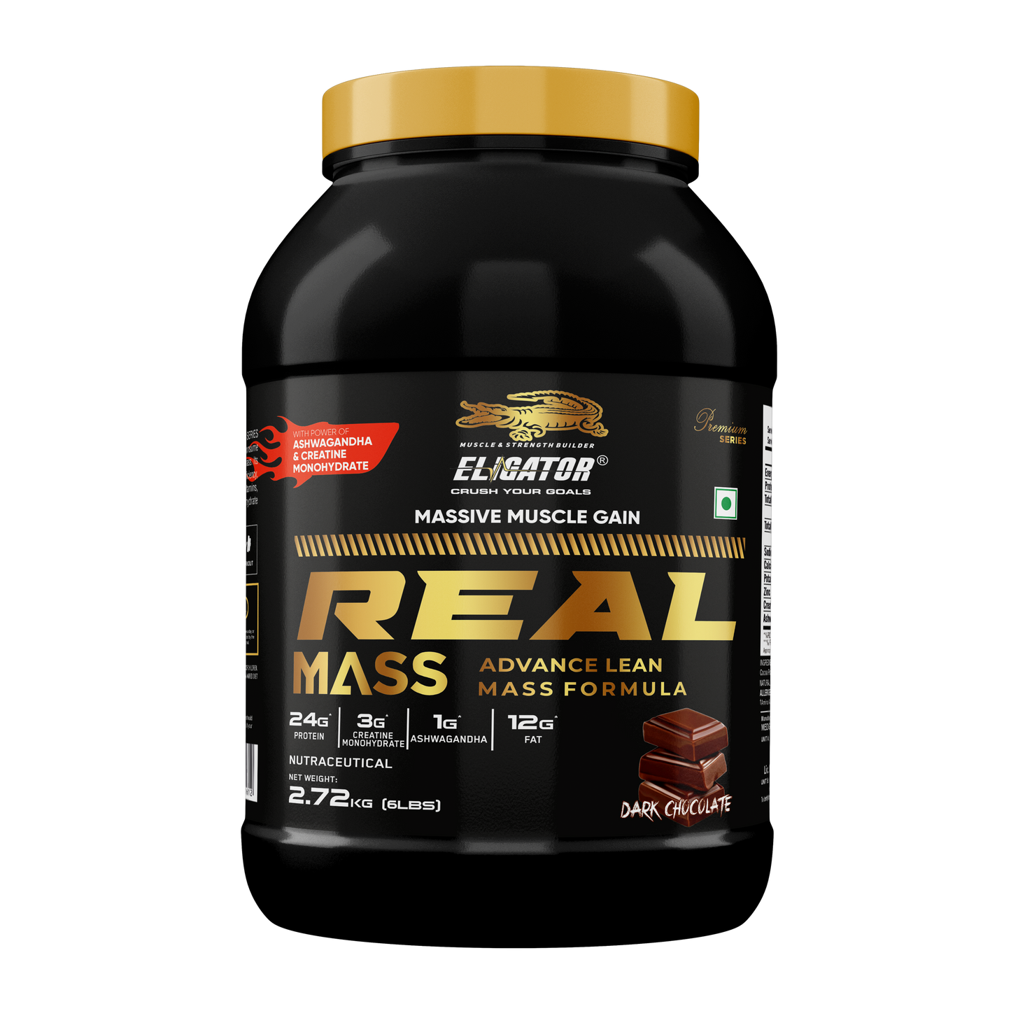 Eligator Nutrition Premium Series Real Mass Gainer