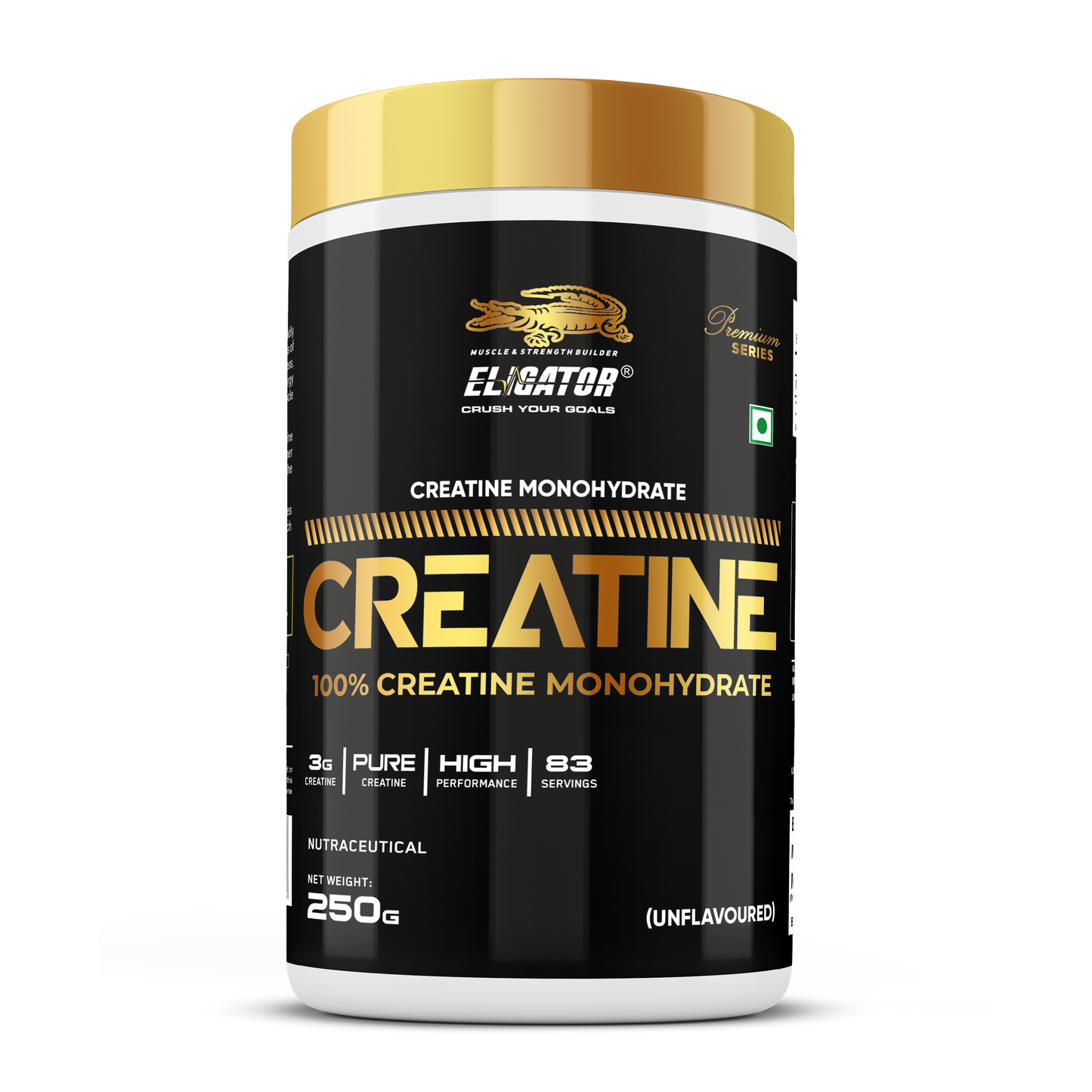 Eligator Nutrition Premium Series Creatine Monohydrate 250 Gm