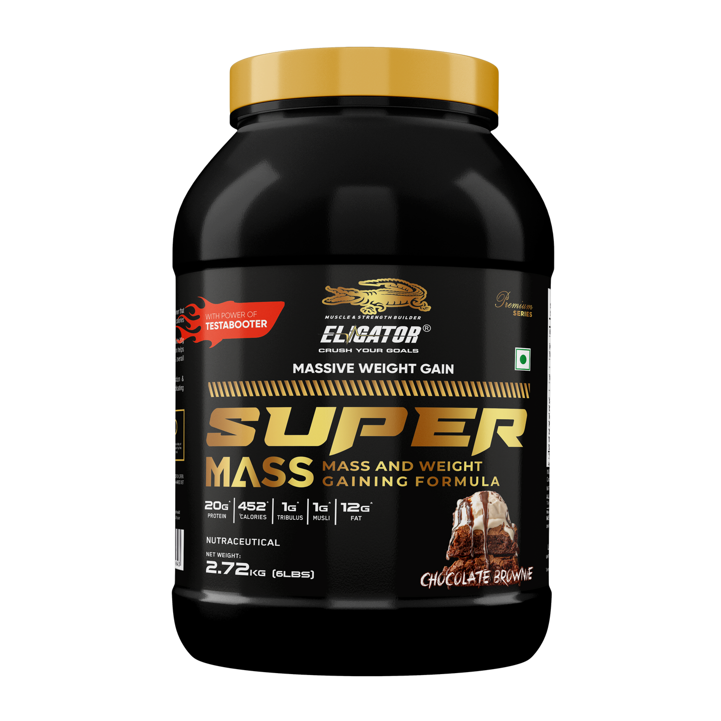 Eligator Nutrition Premium Series Super Mass Gainer