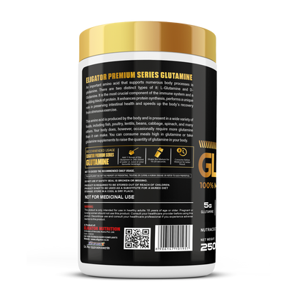 Eligator Nutrition Premium Series Glutamine 250 Gm