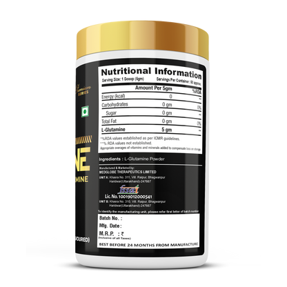 Eligator Nutrition Premium Series Glutamine 250 Gm