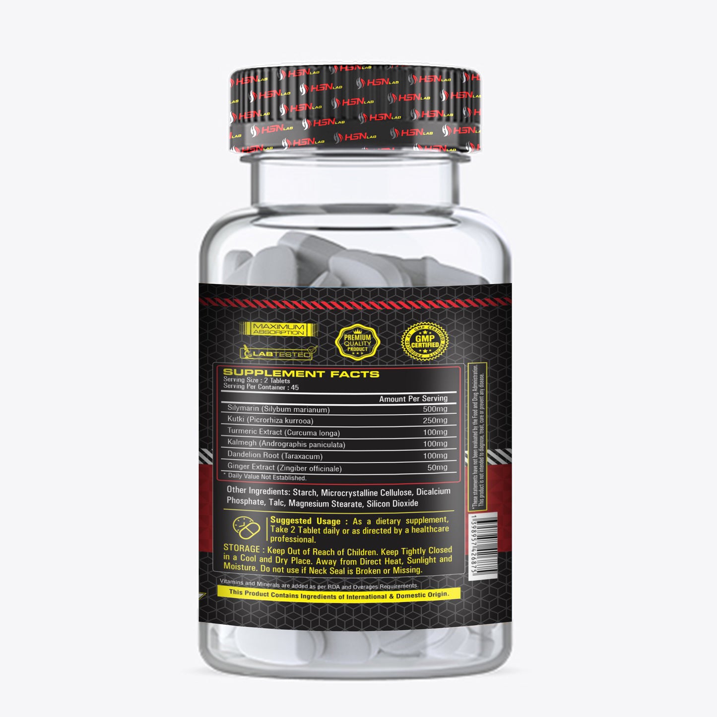 HSN Lab L-Arginine AKG 1000 Mg 100 Tablets