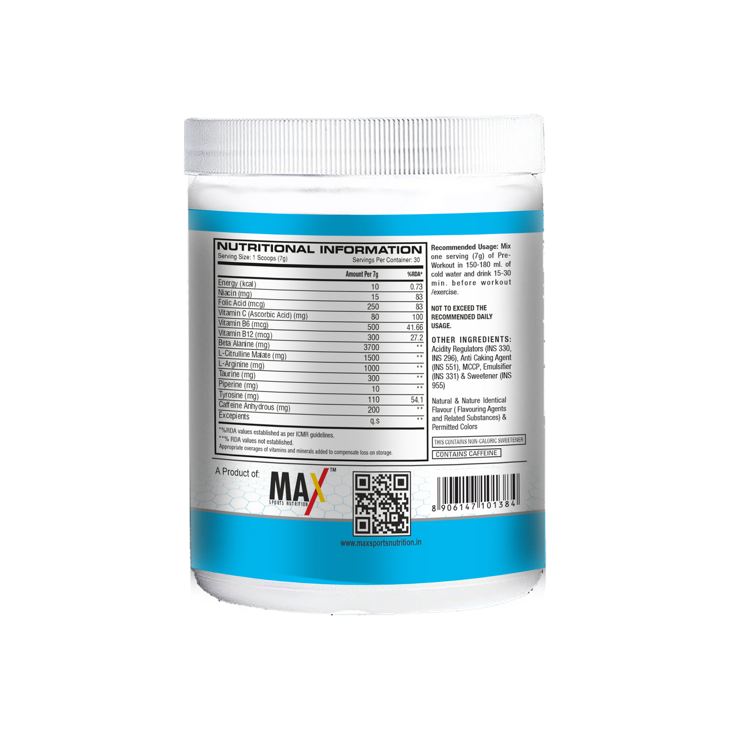 Max Sports Hyper X Pre Workout