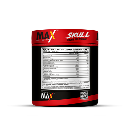 Max Sports Skull Intense Pre Workout