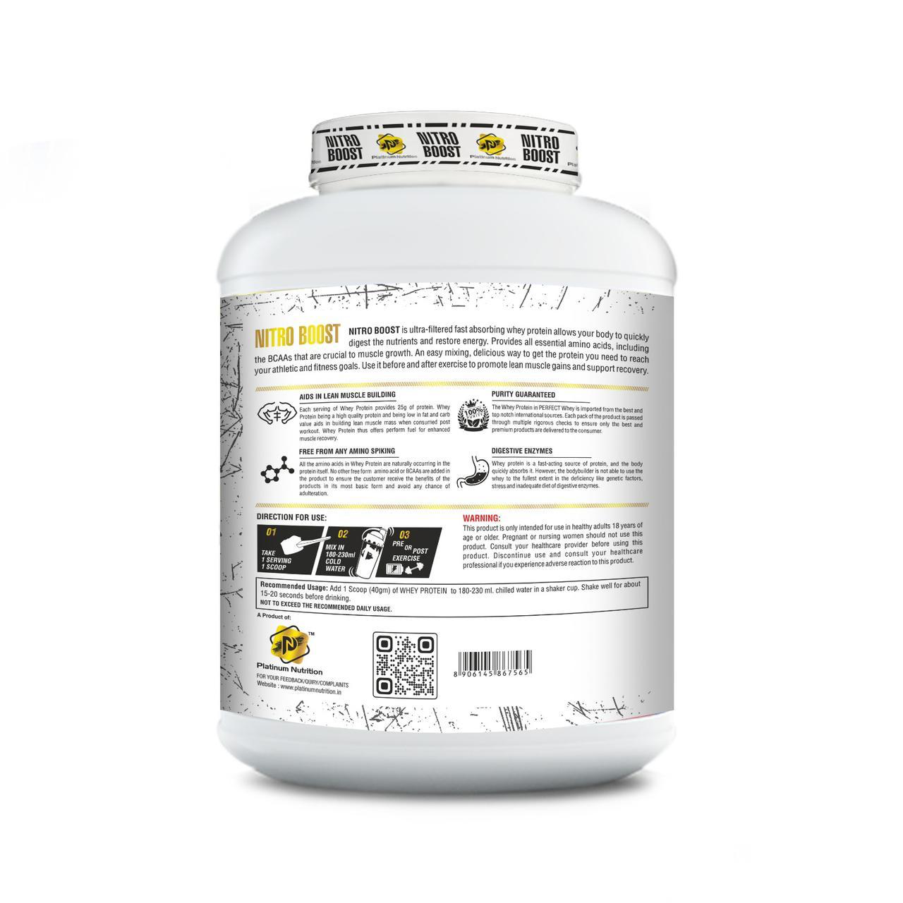 Platinum nutrition Nitro Boost whey protein 2 kg