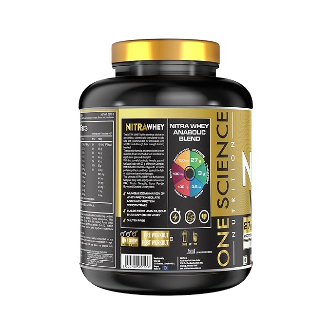 One Science Nutrition Nitra Whey – 2.27 KG- Chocolate Brownie