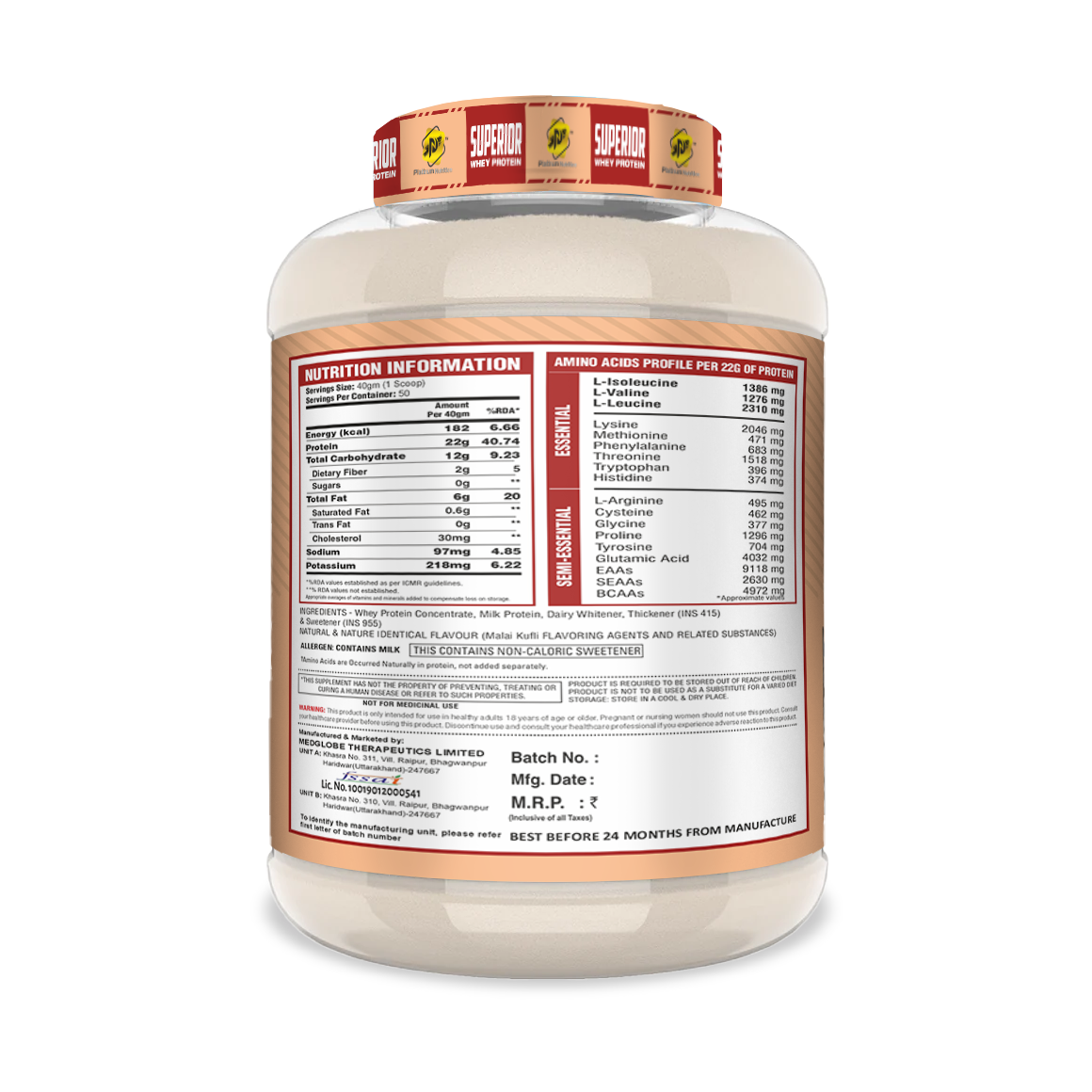 Platinum Nutrition Superior Whey 2 kg