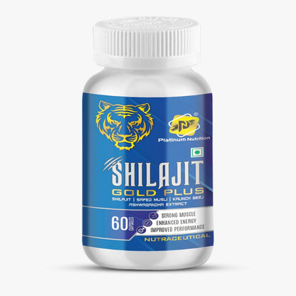 Platinum Nutrition Shilajit Gold Plus 60 Capsules