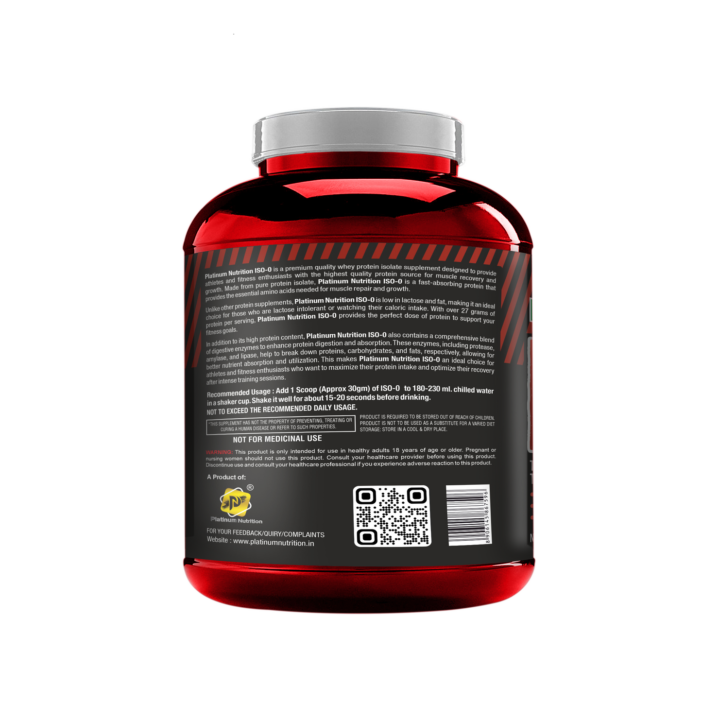 Platinum Nutrition Iso-0 Whey Protein 2 Kg