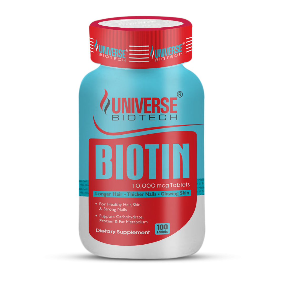 Universe Biotech Biotin 10,000 Mcg 100 Tab