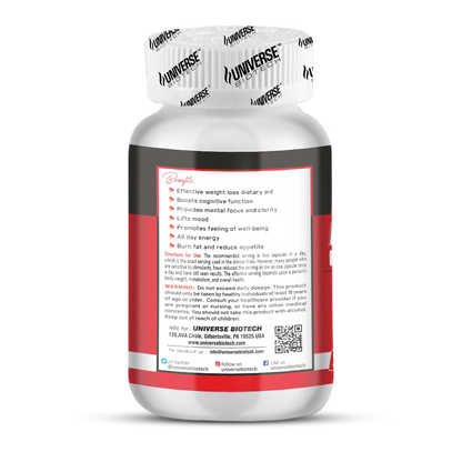 Universe Biotech ECA Stack 120 Capsules